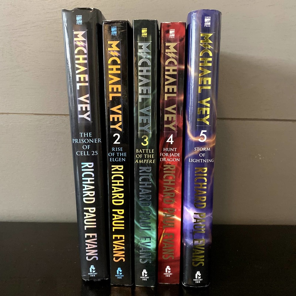 Michael Vey by Richard Paul Evans Books 1-5 Autographed